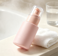 Flacon de sérum en verre macaron de 30 ml, flacon rond pour fond de teint, contenant cosmétique vide pour lotion