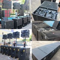 Mini sistema de sonido a prueba de agua portátil de la mejor calidad, altavoces de matriz lineal individuales de 10 pulgadas para Iglesia