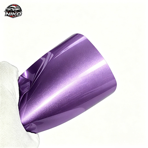 โรงงานฟิล์ม NIKO ขายส่งฟิล์ม PET สีม่วง Stardust ขนาด 1.52*15 เมตร ฟิล์มติดรถยนต์ ไวนิลสติ๊กเกอร์ PET ป้องกันรอยขีดข่วนสำหรับรถยนต์ - Product Image 2