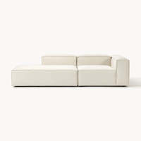 Nouveau canapé modulaire en tissu de haute qualité, style moderne et minimaliste, élégant pour appartement, salon, ameublement doux, éponge, hôtel