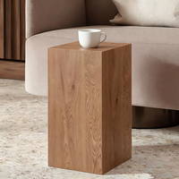 Table basse en bois moderne contemporaine personnalisée de haute qualité support d'extrémité chaussures support de vin ensemble de meubles de salon de maison écologique