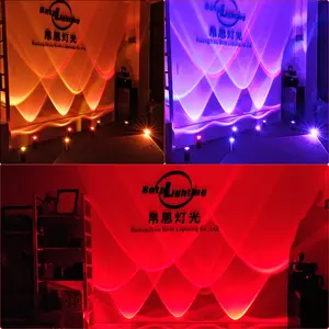 Canhões cromados de iluminação para festas de casamento, efeitos de iluminação de laboratório, canhões de luz UV RGBAW LED 6 em 1 para DJs e eventos, iluminação de luzes para eventos