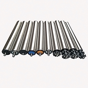 Dây chuyền lắp ráp băng tải con lăn 25/38/50/60mm chiều dài 200-900mm bóng thép mạ kẽm mang điều kiện mới cho kho - Product Image 5