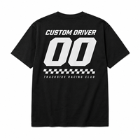 T-shirt unisexe vintage pour les fans de course, avec impression du numéro de course et drapeau à carreaux