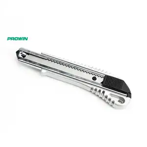 PROWIN 2023 New Product Advanced Technology Low Price Utility Knife Snap Off Blade Aluminium Utility Knives For Cartons