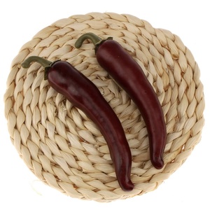 Gresorth giá cả cạnh Tranh Nhân Tạo sống động như thật hạt tiêu trang trí Faux Rau Nhà Bên nhà bếp Bảng thực phẩm hiển thị - Product Image 6