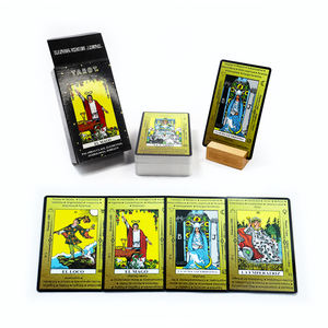 Cartes de <span class=keywords><strong>tarot</strong></span> Oracle Rider de luxe personnalisées OEM avec <span class=keywords><strong>signification</strong></span> sur la <span class=keywords><strong>carte</strong></span> - Product Image 5