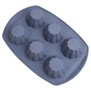 Custom Package Egg Tart Pudding Cup Mold Muffin Cup Molds Silicone DIY Baking Pudding Cake Mold Muffin Cups