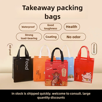 Sac non tissé PP écologique personnalisé avec poignée recyclable imprimé sac à provisions avec logo personnalisé
