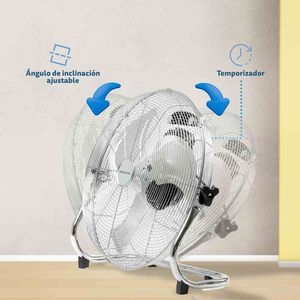 Ventilatore da pavimento industriale Grunkel da 16 pollici, 90 W, in metallo, con 3 impostazioni di velocità - Product Image 3