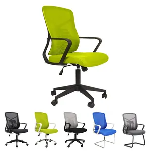 Wholesale Hihg Quality Modern Ergonomic Mesh Office Chairs Mid Back Swivel Full Mesh Visitor Chairs Small Desk Chairs