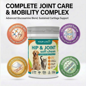 Integratori per Animali Domestici a Marchio Privato, Caramelle Morbide per la Cura delle Articolazioni dei Cani, Vendita all'Ingrosso Diretta dalla Fabbrica, Fornitore Certificato ISO GMP - Product Image 2