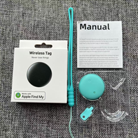 Pelacak GPS Pintar Maiduo untuk Ayam, Plastik Tahan Air IP67, Android Google Find My Device APP Locator Bluetooth/WiFi