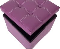 Cube de rangement pliable de haute qualité au design moderne 30*30*30cm, pour la maison, la chambre à coucher, l'entrée, pouf de rangement, banc, ottoman