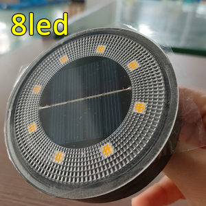 Vente Chaude Mise à Jour 8LED, <span class=keywords><strong>Lampe</strong></span> <span class=keywords><strong>Solaire</strong></span> de Jardin IP65 en Acier Inoxydable pour Extérieur, Pelouse, Allée, Paysage, <span class=keywords><strong>Lampe</strong></span> <span class=keywords><strong>LED</strong></span> Encastrable - Product Image 3