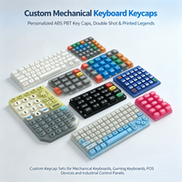 Claviers en silicone imprimés par transfert thermique par sublimation, touches de clavier mécaniques personnalisées de couleur, touches de remplacement pour clavier mécanique