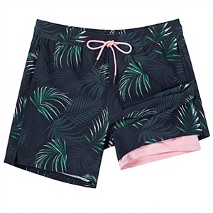 Men's Low Waist Swimming Trunks <b>Boxer</b> Trunks Fashionable Back Bag Design Washed Quick Dry Breathable Beach <b>Pants</b> - Product Image 2