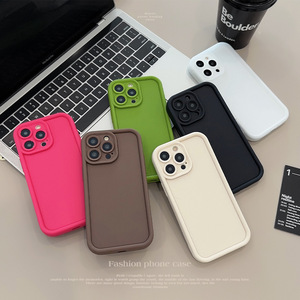 <span class=keywords><strong>Coque</strong></span> de téléphone en TPU de protection de caméra colorée pour <span class=keywords><strong>iPhone</strong></span> 16 15 14 <span class=keywords><strong>coque</strong></span> arrière de protection complète en Silicone - Product Image 2