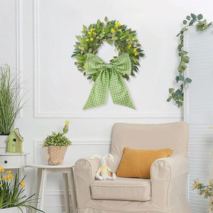 Décorations <span class=keywords><strong>de</strong></span> <span class=keywords><strong>porte</strong></span> à nœud en lin <span class=keywords><strong>de</strong></span> <span class=keywords><strong>Noël</strong></span> personnalisées et décorations d'affichage <span class=keywords><strong>de</strong></span> fenêtre <span class=keywords><strong>de</strong></span> vacances - Product Image 1