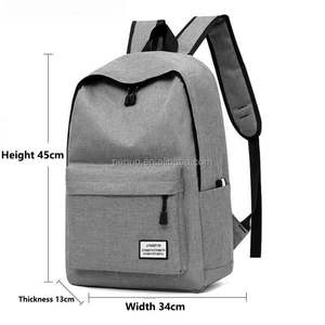 Oxford Fabric Zipper <b>Drawstring</b> Casual High Capacity Custom Laptop Bag <b>Backpack</b> for Student - Product Image 2