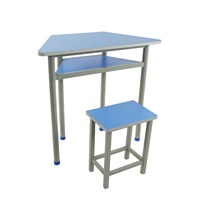 Table de laboratoire hexagonale réglable en alliage d'aluminium, bureau scolaire, établi robuste pour cours de sciences, laboratoire de recherche, atelier