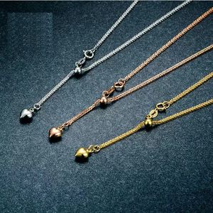 Cadena de Oro Real de 18K Xinfly, Cadena de Clavícula Chopin Sólida de Oro Au750, Venta al por Mayor, Nuevo Diseño, Cadenas Finas - Product Image 5