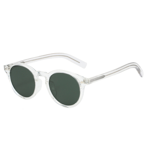 Vente flash - Lunettes de <span class=keywords><strong>soleil</strong></span> polarisées UV400 de haute qualité pour femmes - Monture transparente - Lunettes de <span class=keywords><strong>soleil</strong></span> rondes tendance - Product Image 5