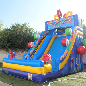 Château gonflable commercial avec <span class=keywords><strong>toboggan</strong></span>, <span class=keywords><strong>trampoline</strong></span> et aire de jeux - Product Image 1