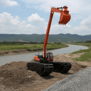 Ponton d'excavatrice amphibie en <span class=keywords><strong>acier</strong></span> haute résistance avec <span class=keywords><strong>prix</strong></span> compétitif d'usine - Product Image 5