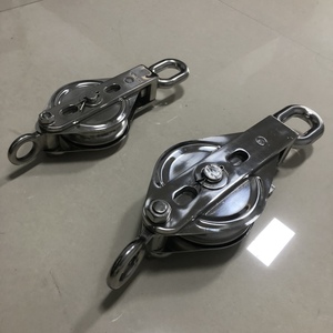 Сверхмощный шкив из нержавеющей стали с завода, настраиваемый подъемный Блок крана, шкив с крюком, трос ГРМ для строительства - Product Image 2