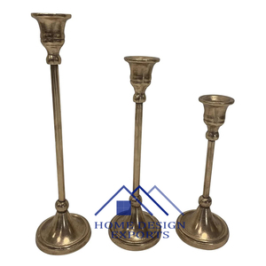 Bougeoir en aluminium pour centre de table et décorations de mariage, nickelé, produits les plus vendus, best-seller - Product Image 6