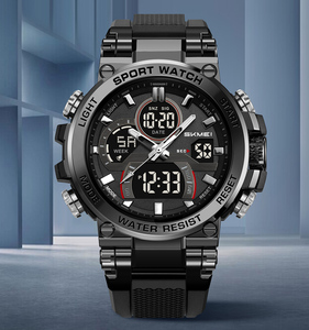 Nuevo Reloj Digital Skmei 2500 con Doble Hora, Venta al por Mayor de Fábrica, Estilo Deportivo, Resistente al Agua 5 ATM, Formato 12/24 Horas - Product Image 1
