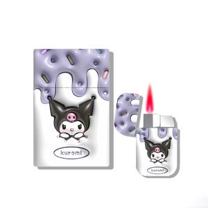 Gió bảo vệ phim hoạt hình Inflatable kuromi Hồng ngọn lửa khí nhẹ hơn với công suất lớn 20 Hộp Thuốc Lá cho món quà - Product Image 5