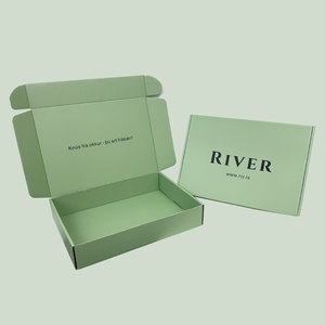 Biểu Tượng Tùy Chỉnh Có Thể Gập Lại Tái Chế Sóng Giấy Gửi Thư Hộp Cho Quần Áo Matt Cán Dập Nổi Quà Tặng Nước Hoa - Product Image 4