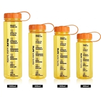 Bouteille d'eau en plastique portable pour les sports de plein air, usage quotidien par les étudiants, 1000 ml, bouteilles d'eau de sport en Tritan avec poignée