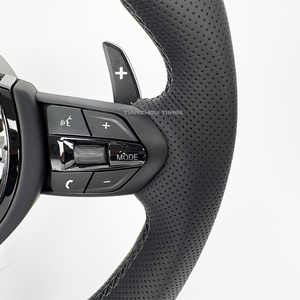 Volante in Pelle Riscaldato per <span class=keywords><strong>BMW</strong></span> Serie F <span class=keywords><strong>M</strong></span> Sport F10 535i 550i <span class=keywords><strong>F20</strong></span> F30 340i X5 F15 F31 F82 M4 F32 F33 F36 F22 F11 - Product Image 5