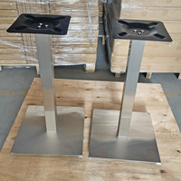 Pied de table en métal pour restaurant, base de table en aluminium robuste pour table à café et table à manger
