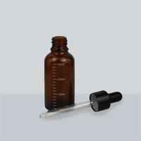 Flacon compte-gouttes de sérum d'huile essentielle en verre rose 30 15 50ml tailles de pipette soins de la peau récipient cosmétique poli