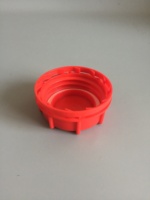 Tambour en plastique côtelé bleu HDPE, baril d'huile chimique scellé, de 25 litre/KG, seau carré à double couvercle