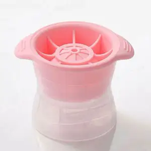 Mould Silicone Cube Round Maker Large Tray Hot Reusable Extra 2.5 Inch Bpa Free Cream Molds Homemade Clear Ice Ball Mold