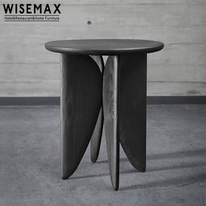 WISEMAX家具北欧风格酒店家居实木木床头柜客厅卧室木质边桌 - Product Image 5