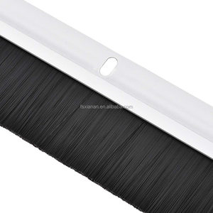Support <span class=keywords><strong>de</strong></span> base en aluminium avec brosse à cheveux en PP, joints <span class=keywords><strong>de</strong></span> balayage anti-vent pour le <span class=keywords><strong>bas</strong></span> <span class=keywords><strong>de</strong></span> la <span class=keywords><strong>porte</strong></span> - Product Image 2