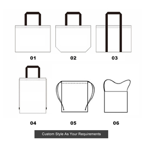 Tùy chỉnh in túi và dây kéo bông lớn mua sắm vải trắng Túi tote - Product Image 6