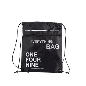 Sac à dos de sport en polyester 210D avec cordon de serrage, logo personnalisé, sac de shopping promotionnel - Product Image 1
