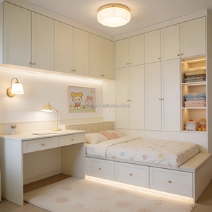 Muebles para Dormitorio Infantil, Cama Tatami con Gran Espacio de Almacenamiento, Cama de Plataforma de Madera Estilo Japonés, Tamaño King/Queen, Duradera, Directo de Fábrica - Product Image 2