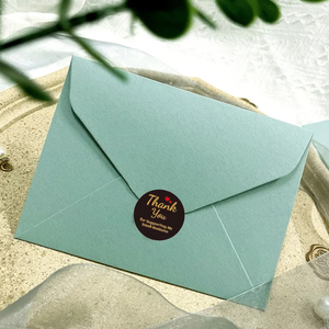 Autocollants d'étiquette thermique à impression durable 1 pouce autocollants de courrier de cartes de Thanksgiving autocollant d'affaires étanche en papier Kraft - Product Image 6