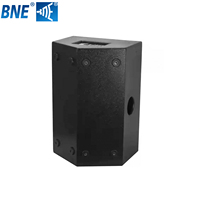 Haut-parleur de monitoring DS112M 12 pouces à prix direct usine, enceinte de studio passive bidirectionnelle en forme de coin pour concerts et événements sonores