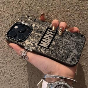 Coque de téléphone à motif de personnage de dessin animé Spider-Man, étui de protection pour iPhone 17 16 15 14 Pro Max Plus 13 12 11 Pro Max XR X - Product Image 3