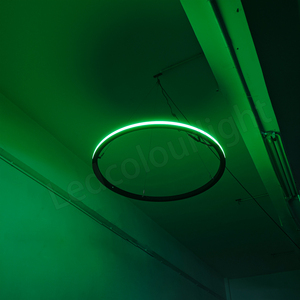 ไฟวงกลม LED DMX512 พิกเซล RGB สำหรับงานปาร์ตี้ ไฟ LED สำหรับภายนอกอาคาร ไฟวงแหวน LED สำหรับตกแต่งเพดาน - Product Image 2