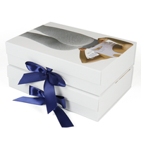 Carton d'emballage personnalisé recyclé pour vêtements de forme cadeau emballage en carton rigide boîte de papier pliante pour vêtements corset de commerce électronique